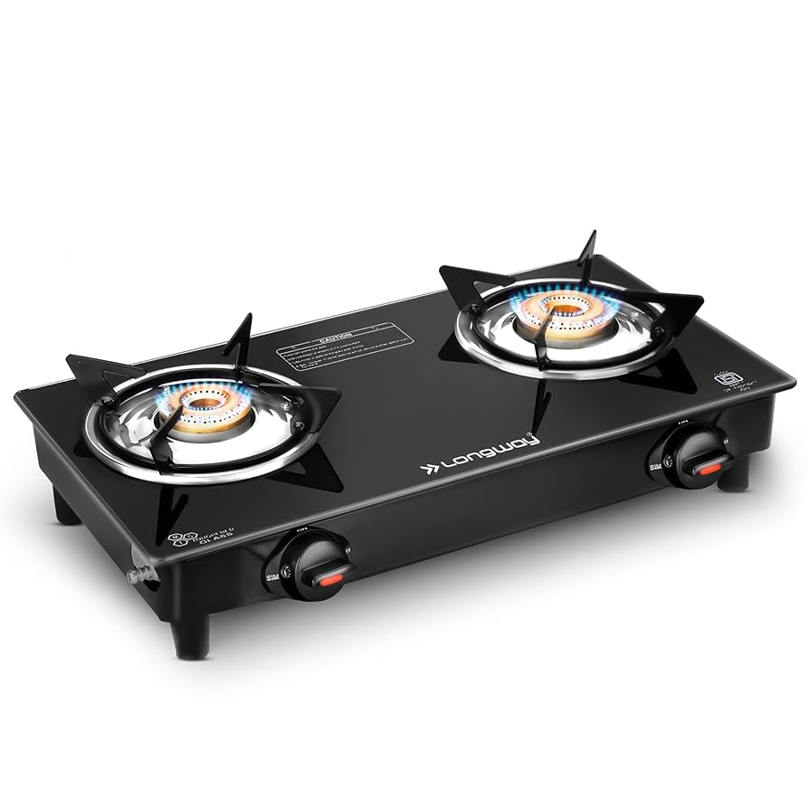 Butterfly Renz 4 Burner 3 Star Glass Top Gas Stove | Fan shield | Leak Proof European Valve | Rust Resistant Frame | Patented Lift Lock | 8mm Tempered Designer Glass | 2 Years Product Warranty